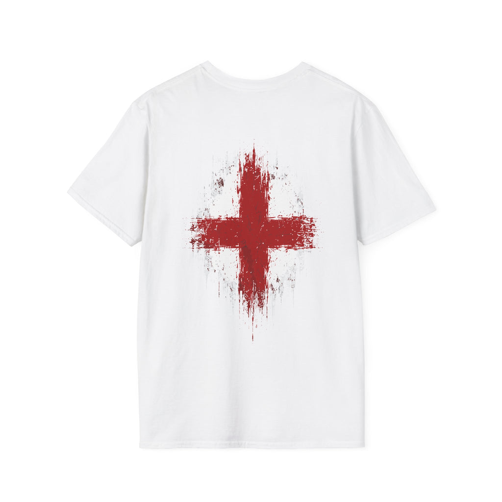 Red Cross Pocket T‑Shirt — Minimalist First Aid & Medical Symbol Tee