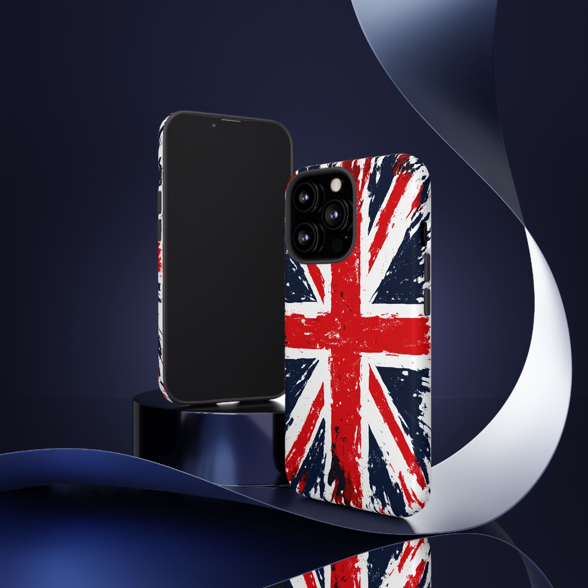 Union Jack Phone Case — Distressed British Flag Tough Case
