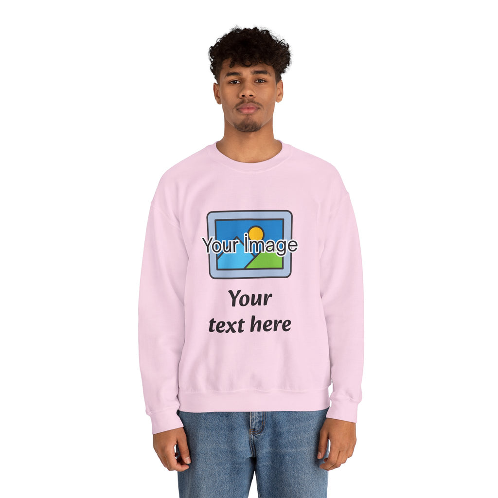 Personalized Image & Text Sweatshirt
