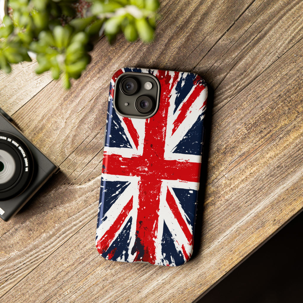 Union Jack Phone Case — Distressed British Flag Tough Case
