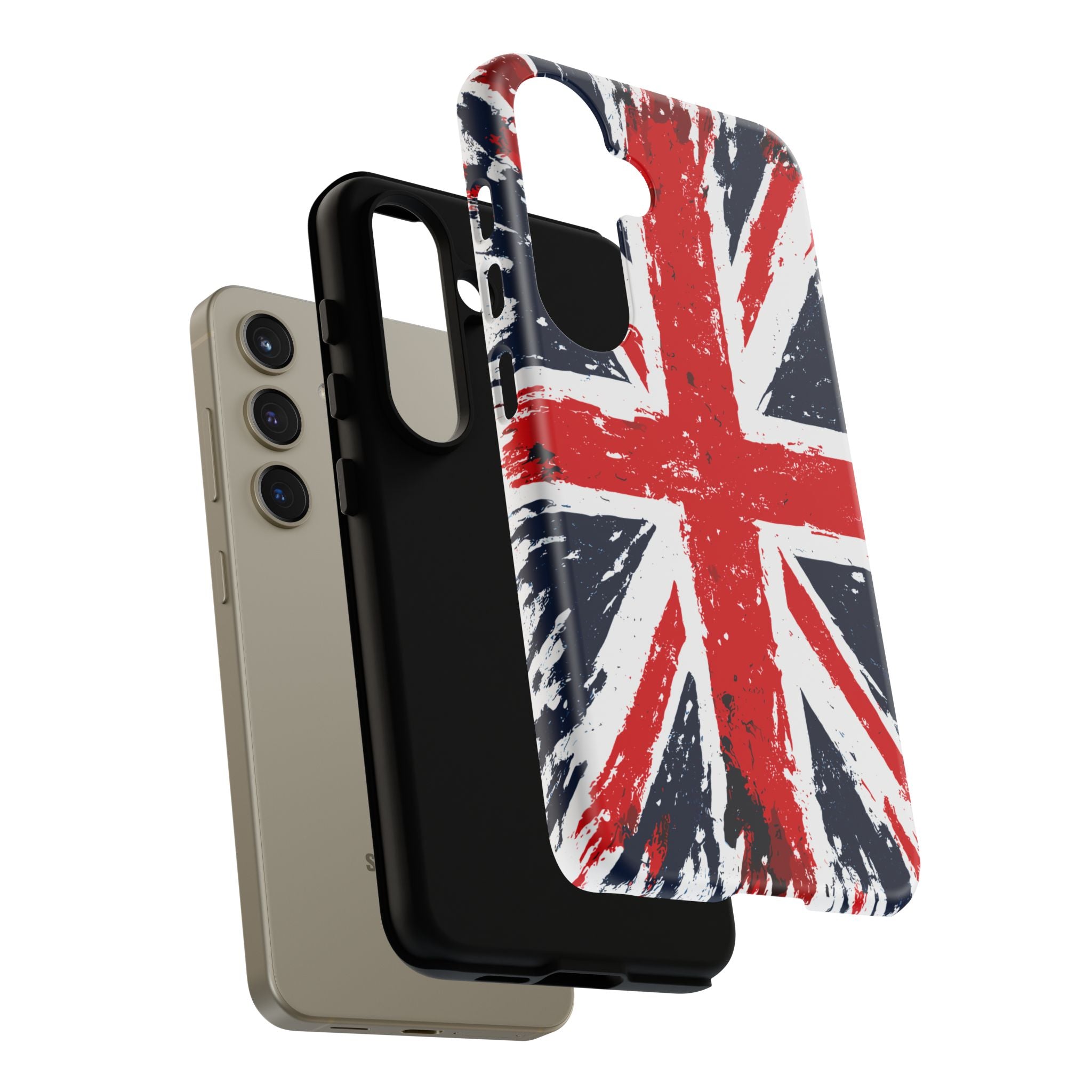 Union Jack Phone Case — Distressed British Flag Tough Case
