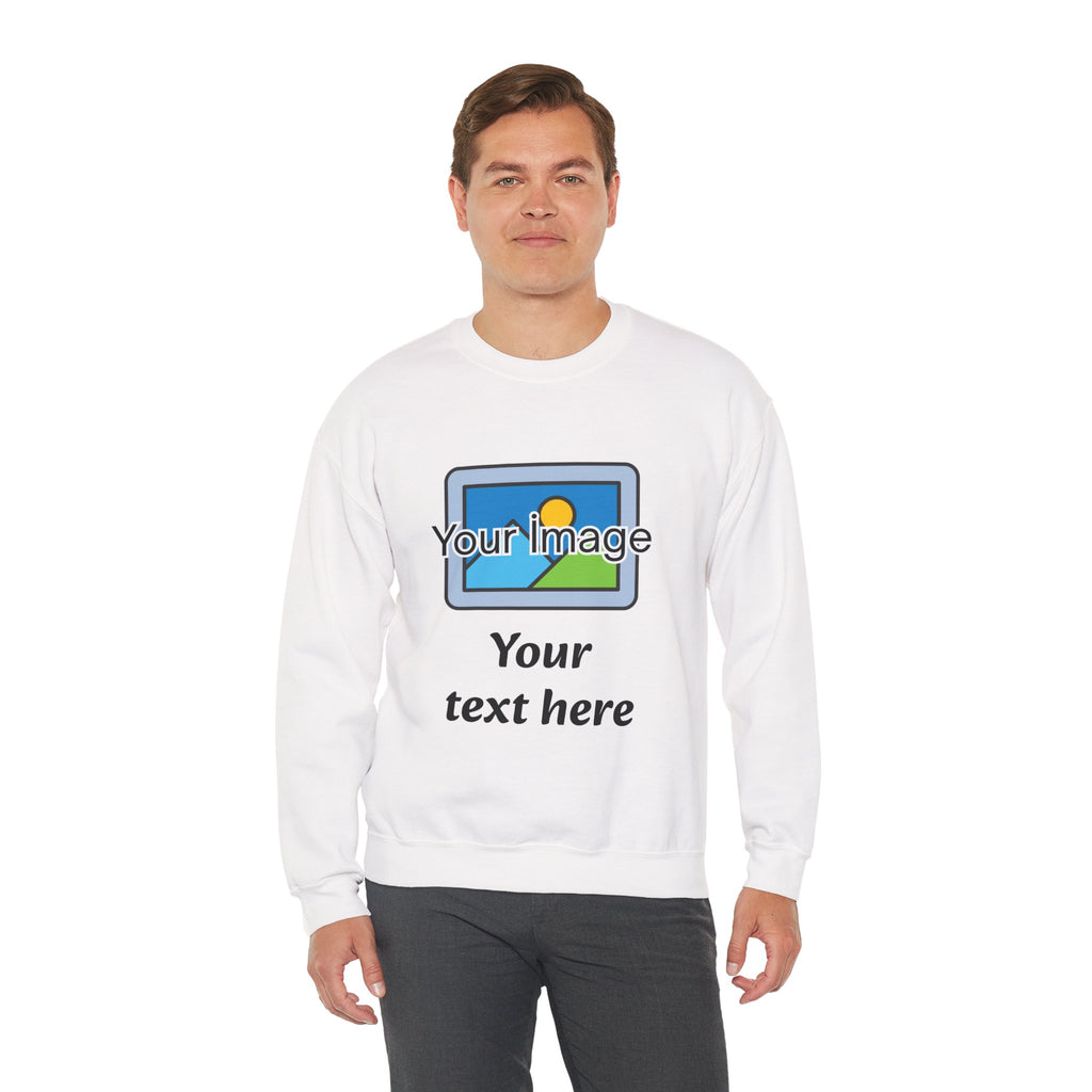 Personalized Image & Text Sweatshirt