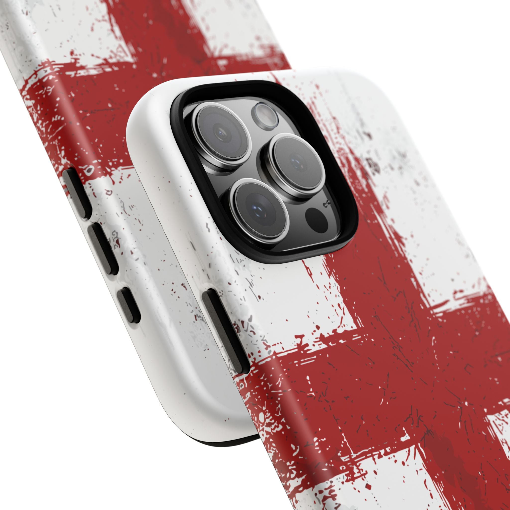 Phone Case - Distressed England St. George's Cross Patriotic Tough Case