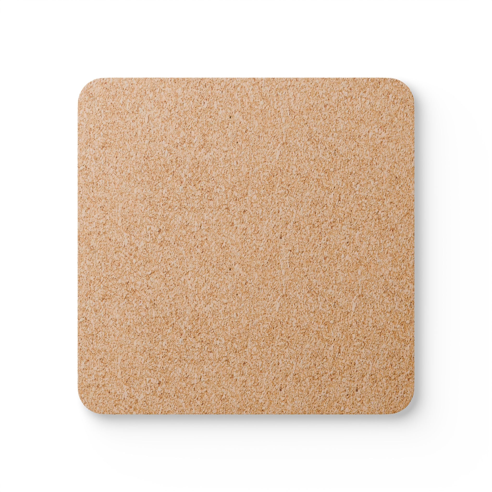 Lemon Bistro Cork Coaster Set — 4-Pack Citrus Drink Coasters