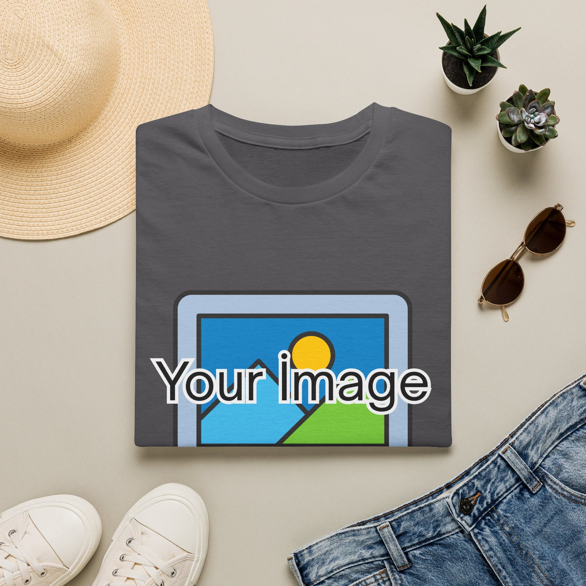 Unisex Custom Photo T-Shirt — Personalized Image & Text Tee