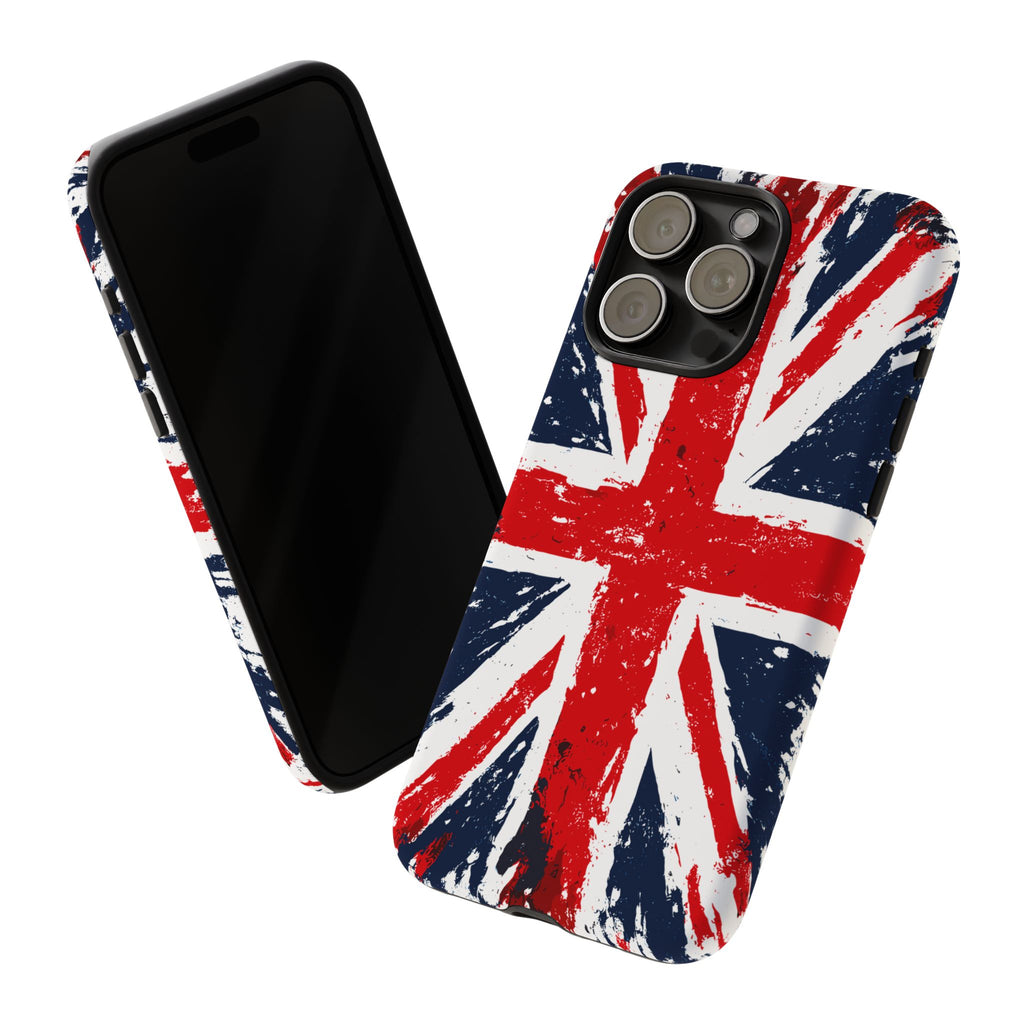 Union Jack Phone Case — Distressed British Flag Tough Case