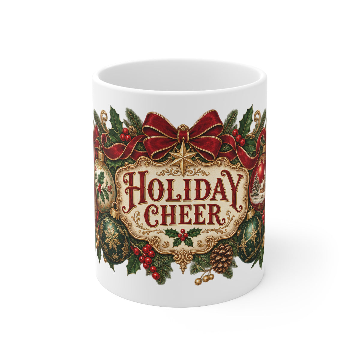 Holiday Cheer Christmas Coffee Mug
