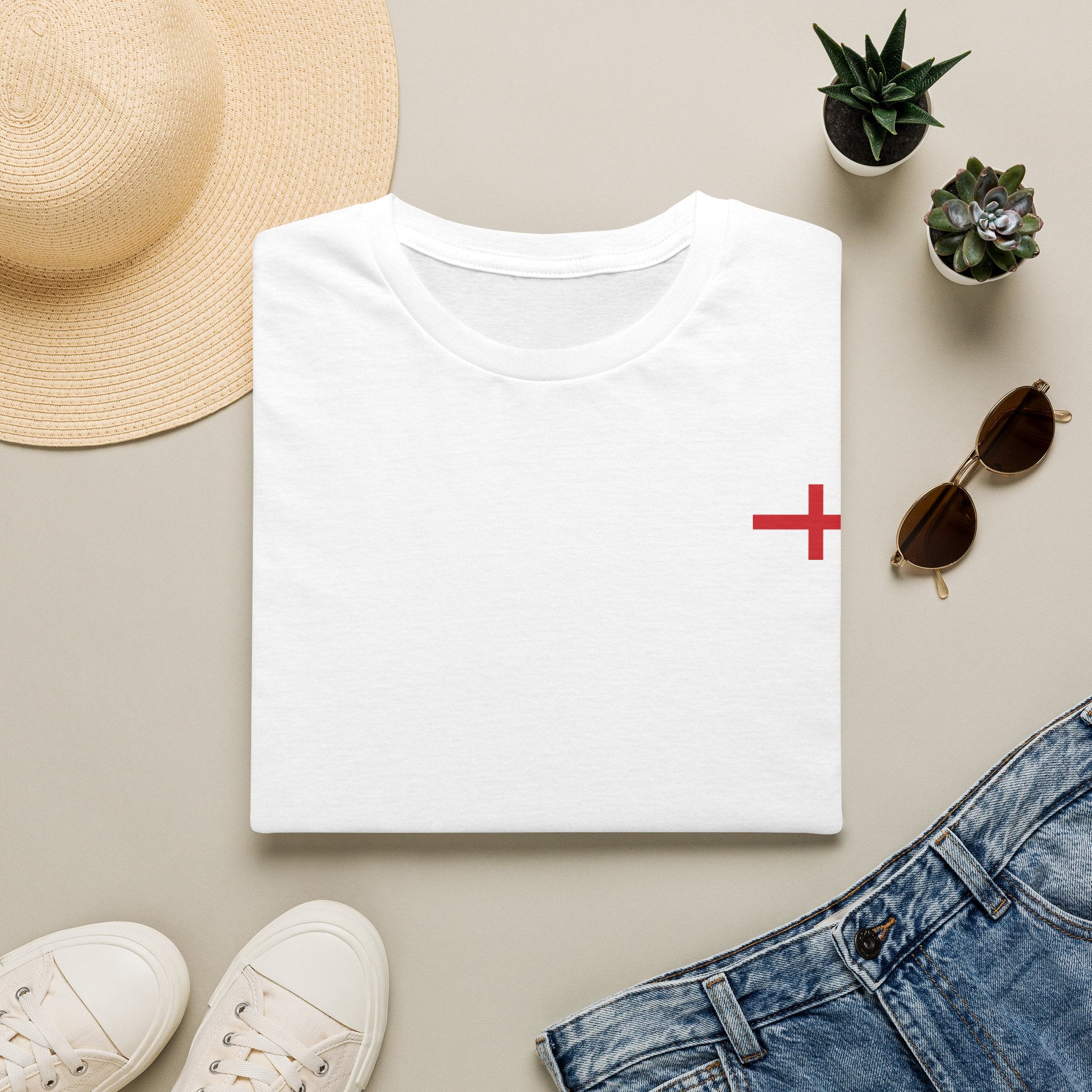 England Flag T-Shirt — Simple Medical + First Aid Tee