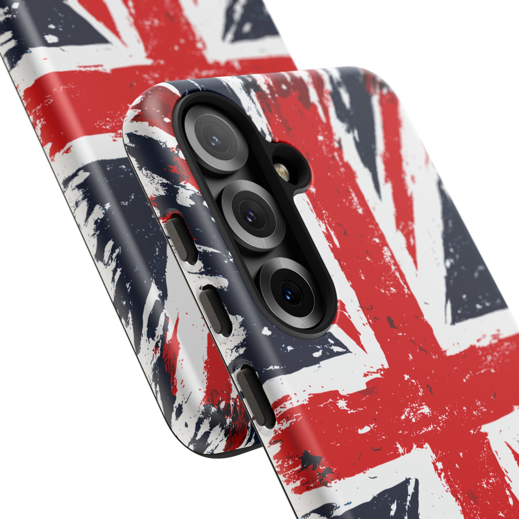 Union Jack Phone Case — Distressed British Flag Tough Case