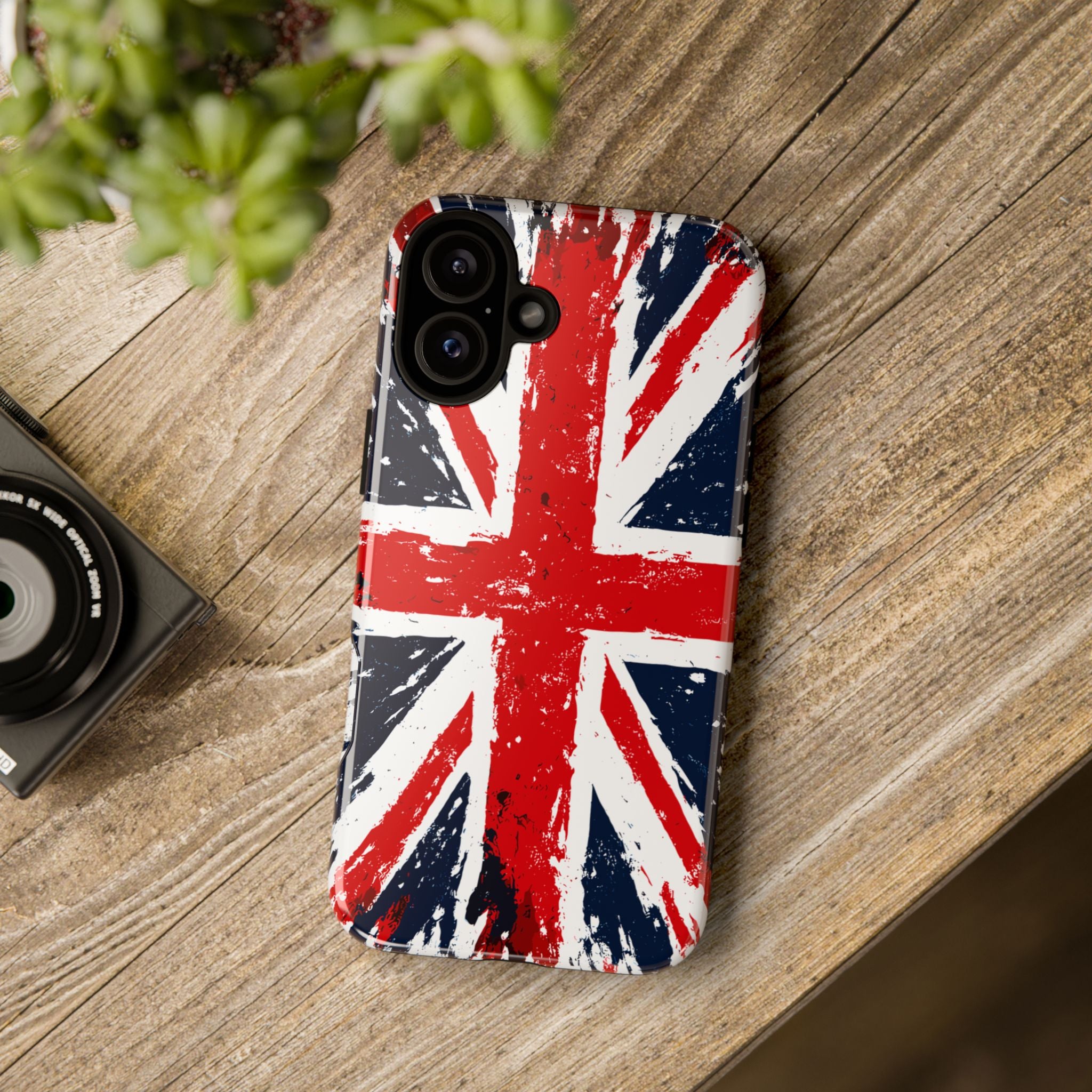 Union Jack Phone Case — Distressed British Flag Tough Case