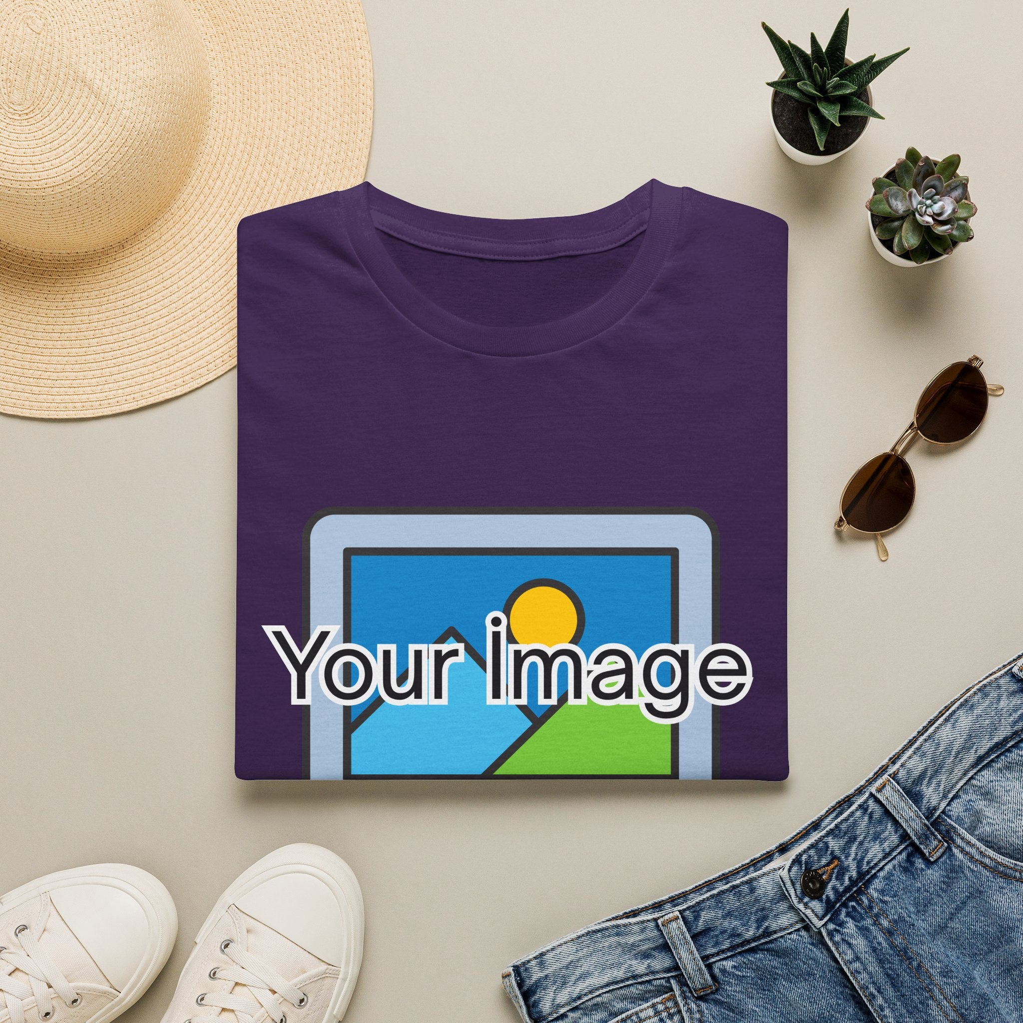 Unisex Custom Photo T-Shirt — Personalized Image & Text Tee