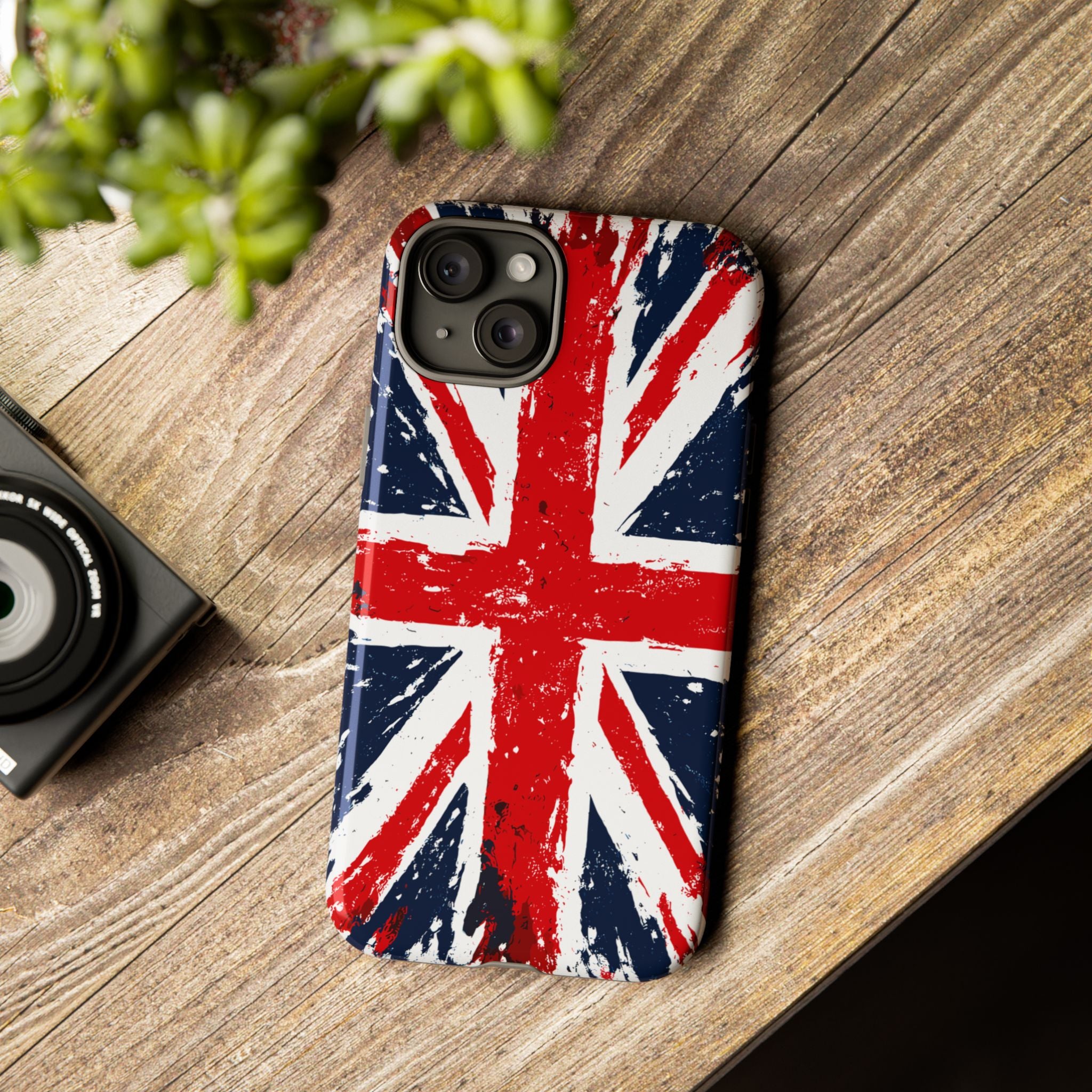 Union Jack Phone Case — Distressed British Flag Tough Case
