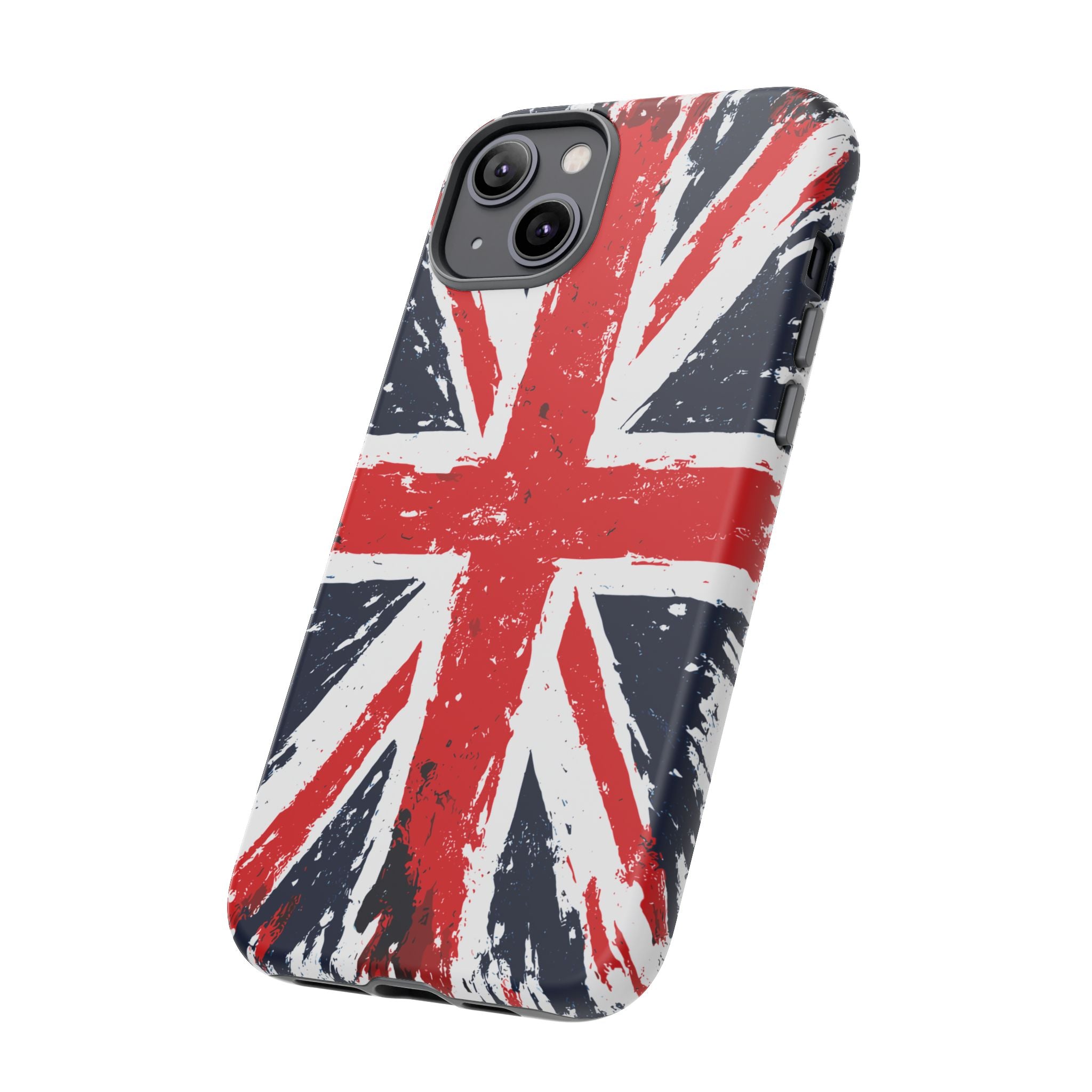 Union Jack Phone Case — Distressed British Flag Tough Case