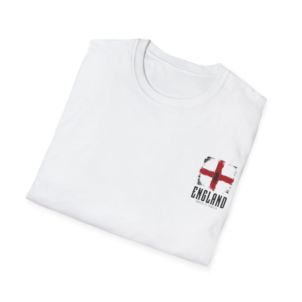Copy of England St. George Flag T-Shirt — Vintage Distressed Football Supporter Tee