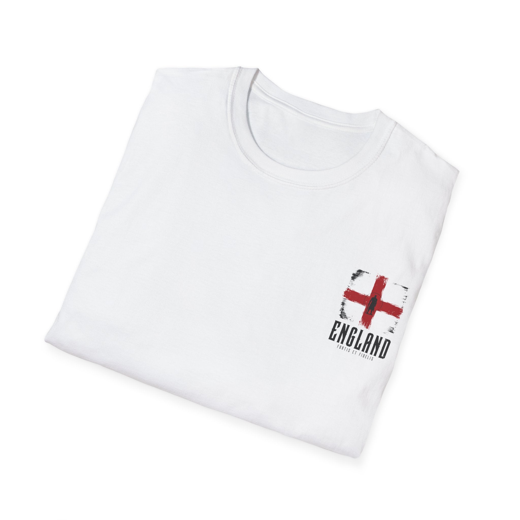 Copy of England St. George Flag T-Shirt — Vintage Distressed Football Supporter Tee