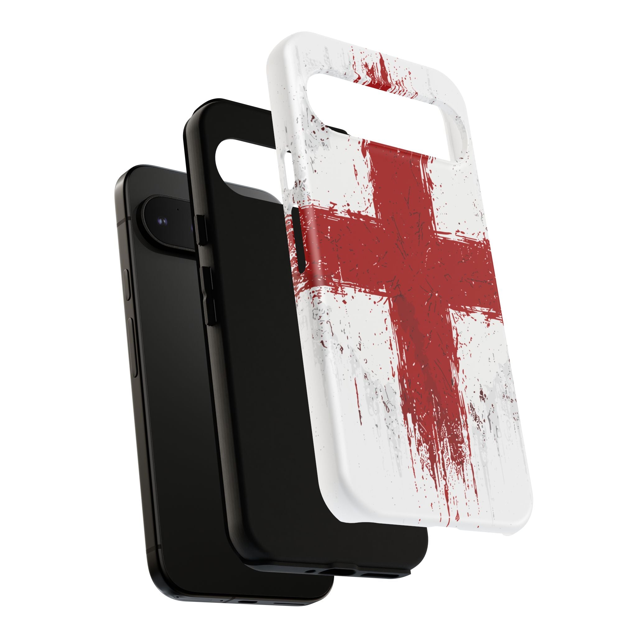 Phone Case - Distressed England St. George's Cross Patriotic Tough Case