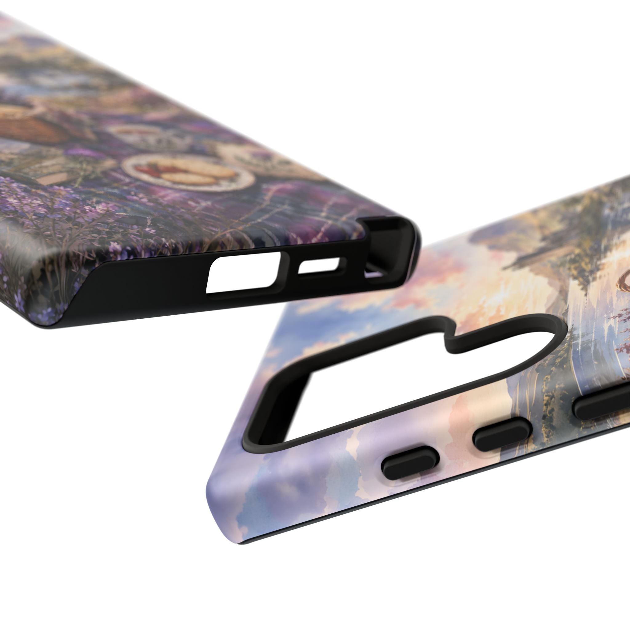 Highland Summer Picnic Phone Case – Scottish Castle & Thistle Art