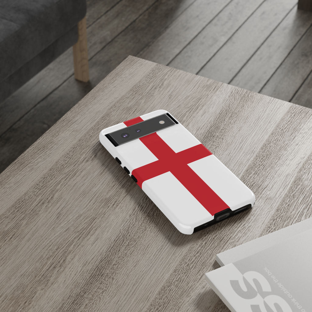 England Flag Tough Phone Case – St. George Cross Protective Cover