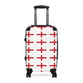 England Flag Pattern Suitcase — Modern Geometric Carry-On Luggage