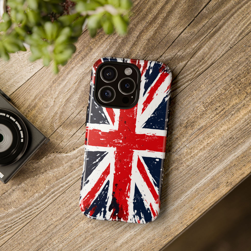 Union Jack Phone Case — Distressed British Flag Tough Case