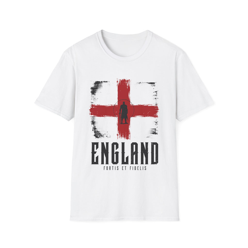 England St. George Flag T-Shirt — Vintage Distressed Football Supporter Tee