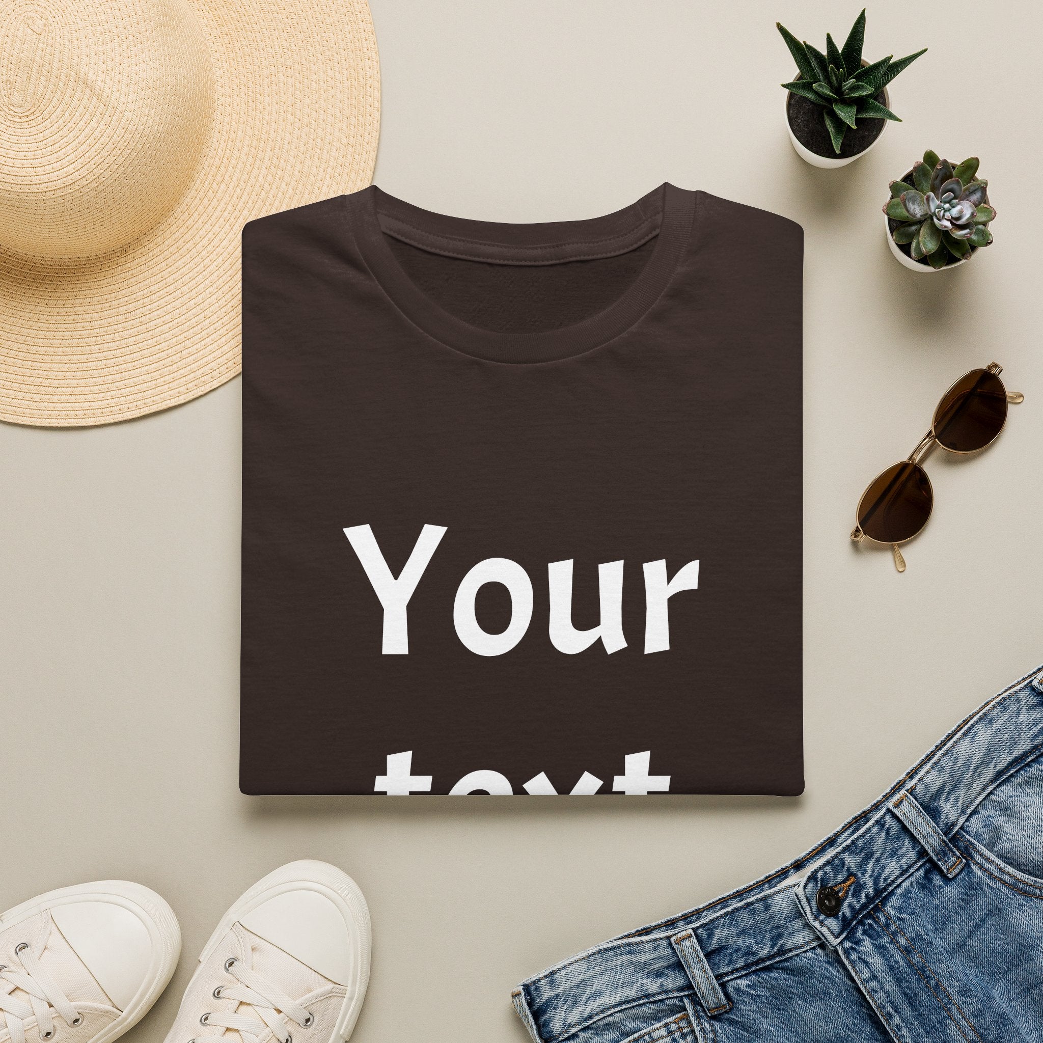 Unisex Custom Text T-Shirt — Personalized “Your Text Here” Tee