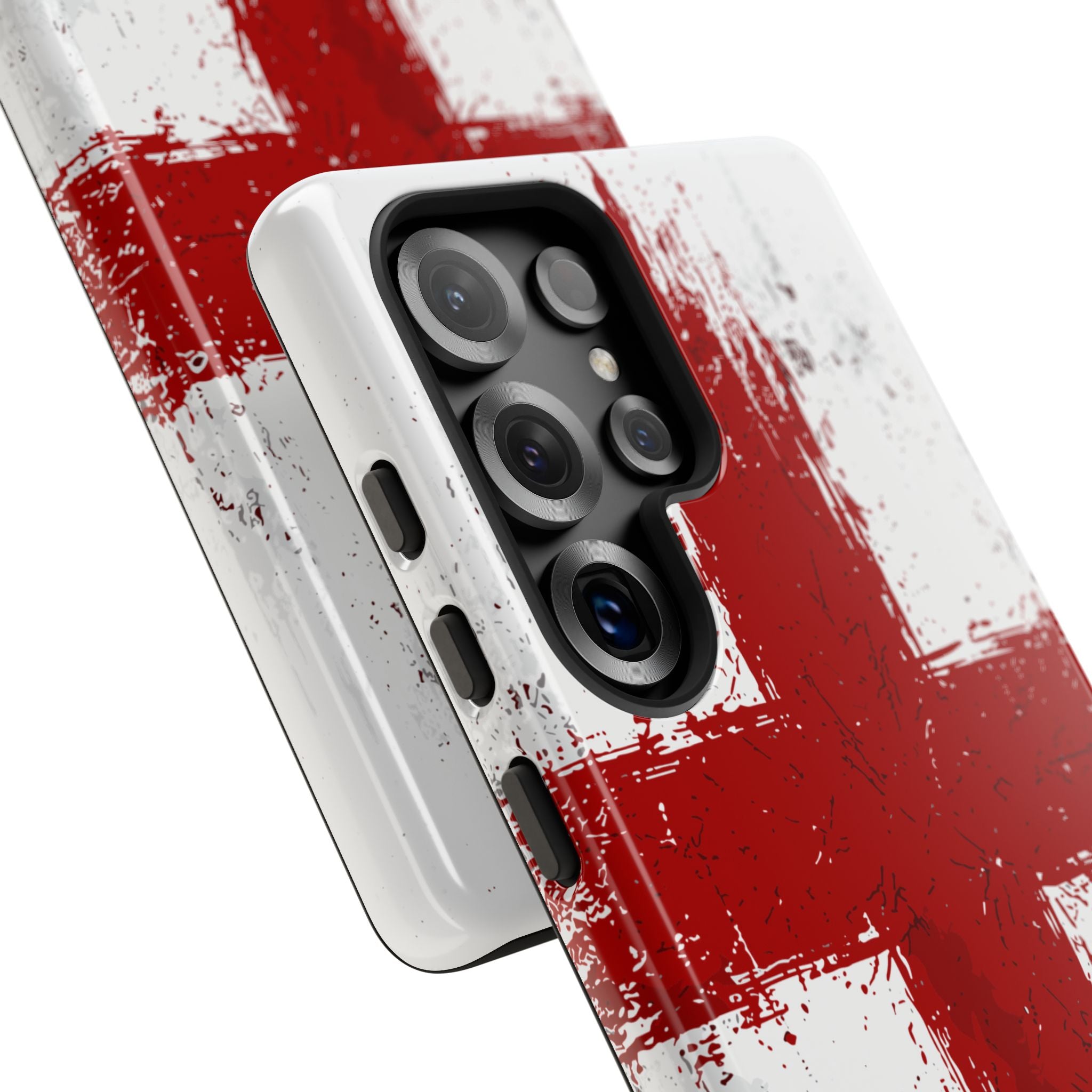 Phone Case - Distressed England St. George's Cross Patriotic Tough Case