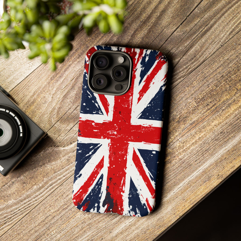 Union Jack Phone Case — Distressed British Flag Tough Case