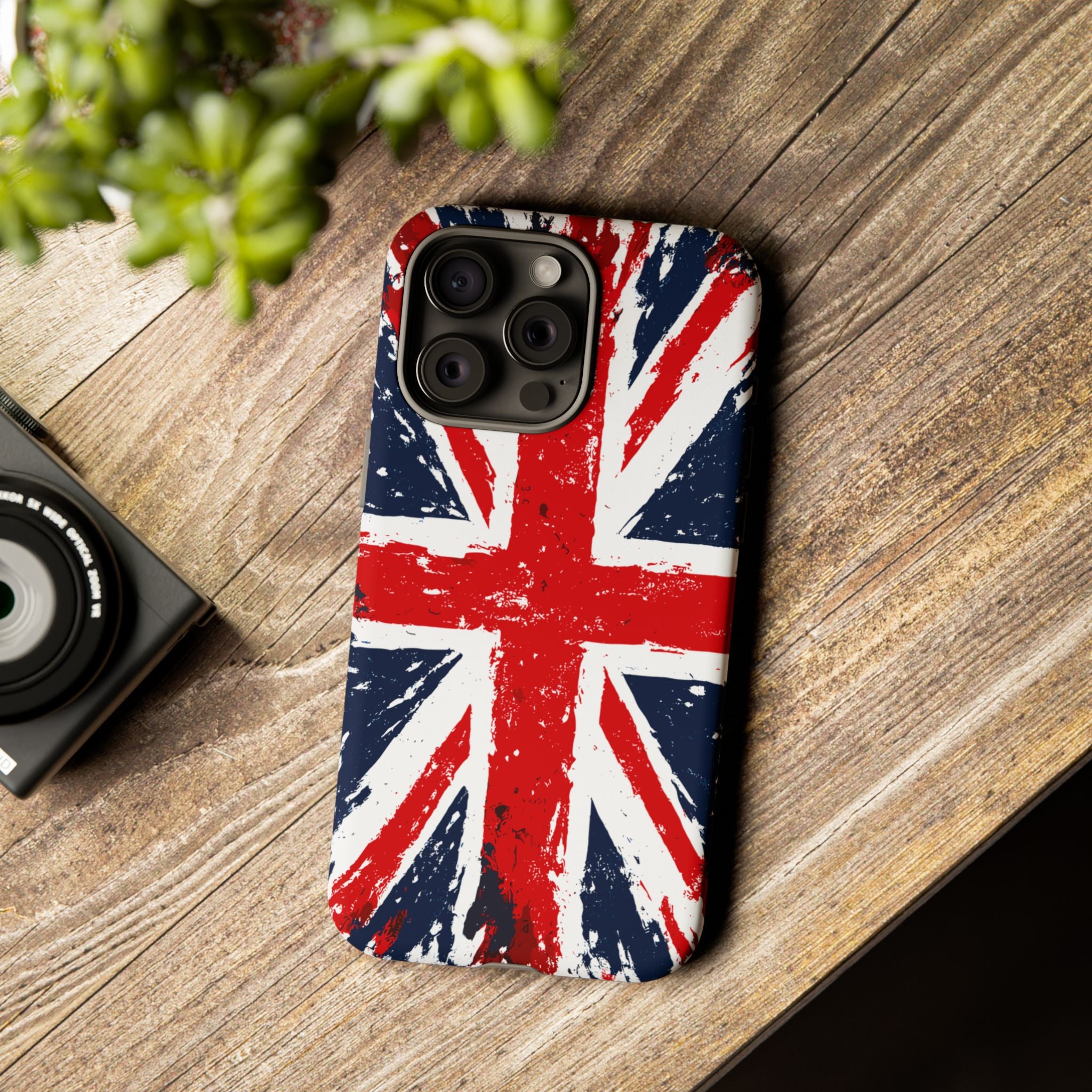 Union Jack Phone Case — Distressed British Flag Tough Case