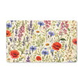 Wildflower Welcome Doormat — Floral Polyester Indoor Door Mat