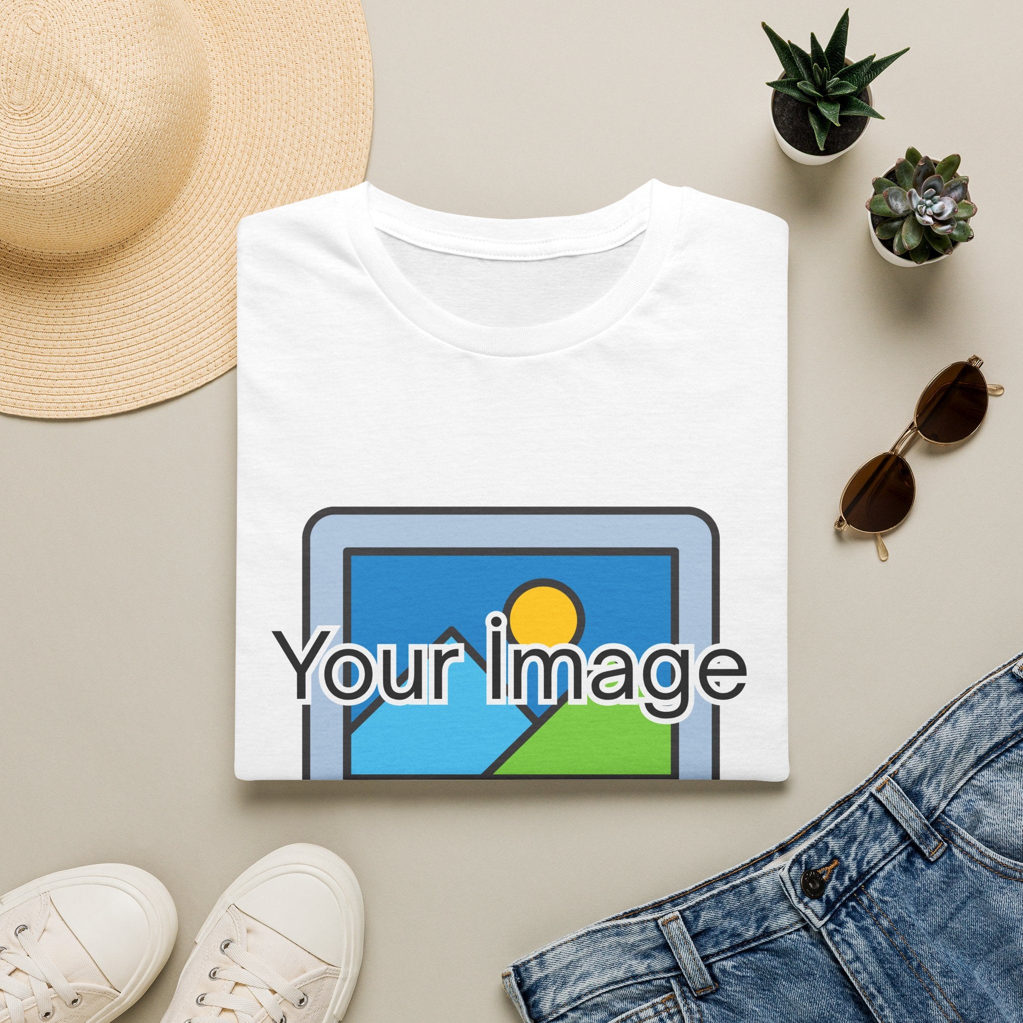 Unisex Custom Photo T-Shirt — Personalized Image & Text Tee