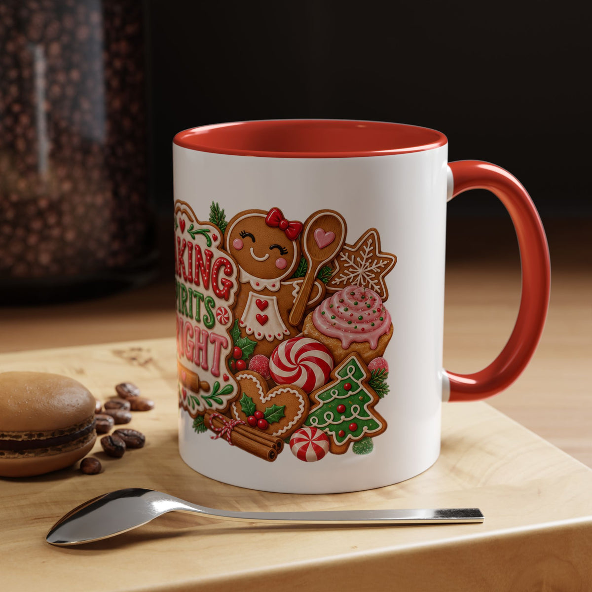 Baking Spirits Bright Christmas Coffee Mug