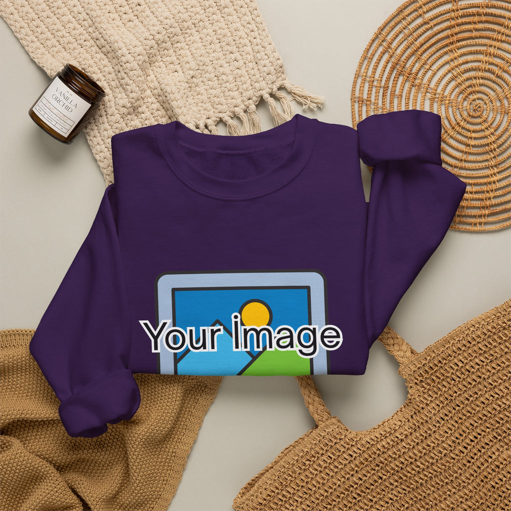 Personalized Image & Text Sweatshirt