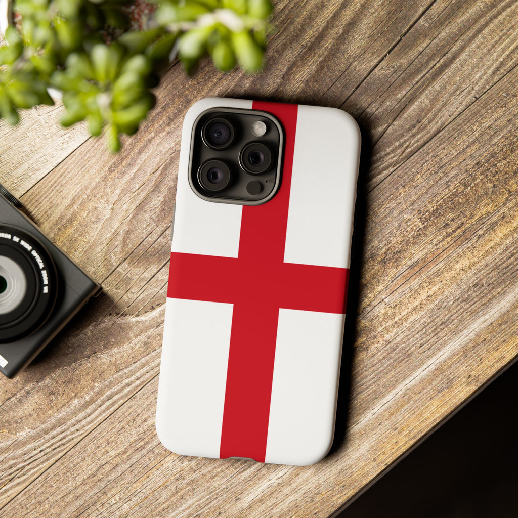 England Flag Tough Phone Case – St. George Cross Protective Cover