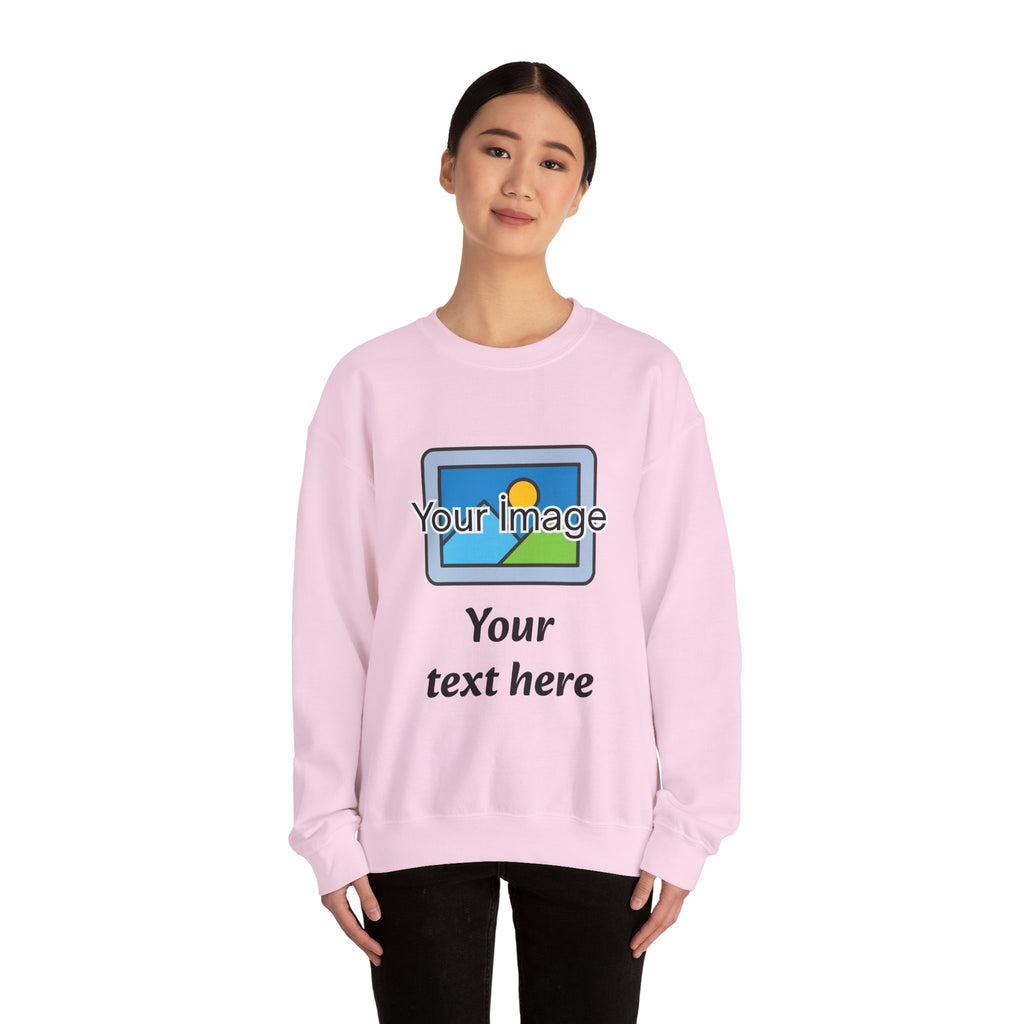 Personalized Image & Text Sweatshirt