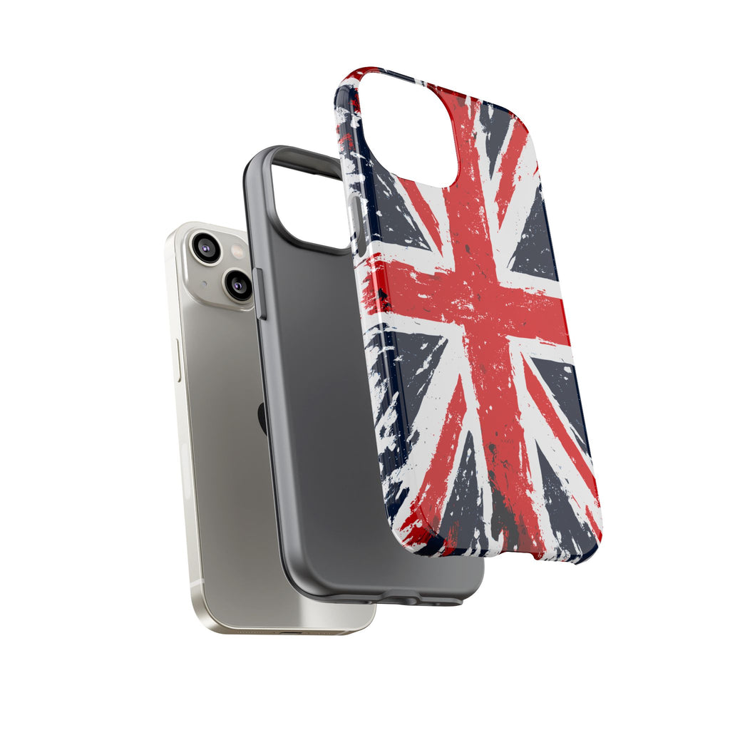 Union Jack Phone Case — Distressed British Flag Tough Case