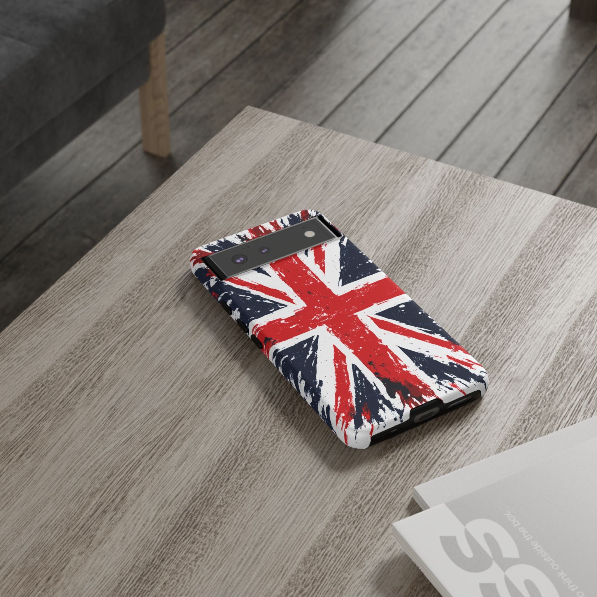 Union Jack Phone Case — Distressed British Flag Tough Case