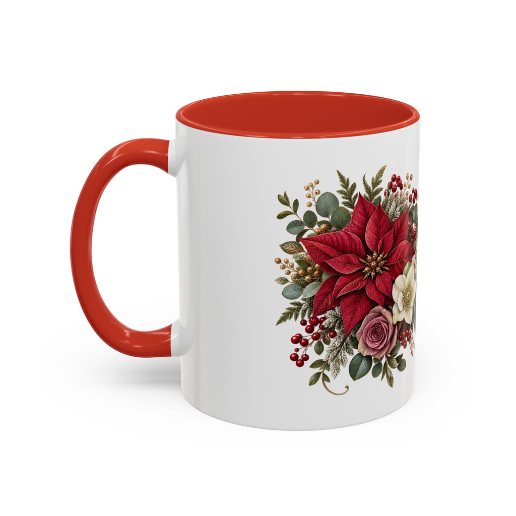 Blooming With Christmas Joy Floral Christmas Mug