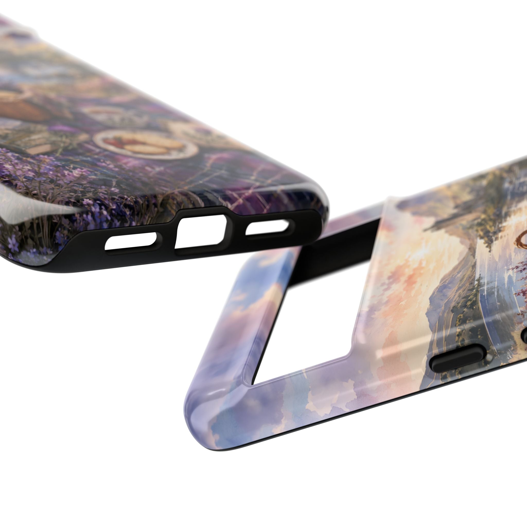 Highland Summer Picnic Phone Case – Scottish Castle & Thistle Art