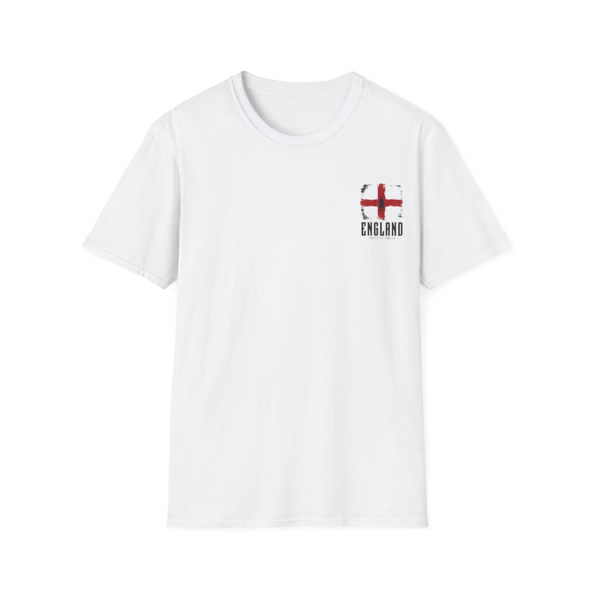 Copy of England St. George Flag T-Shirt — Vintage Distressed Football Supporter Tee
