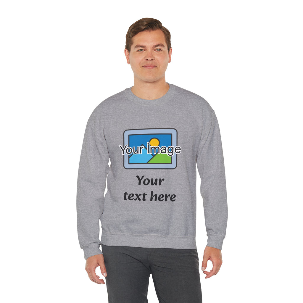 Personalized Image & Text Sweatshirt