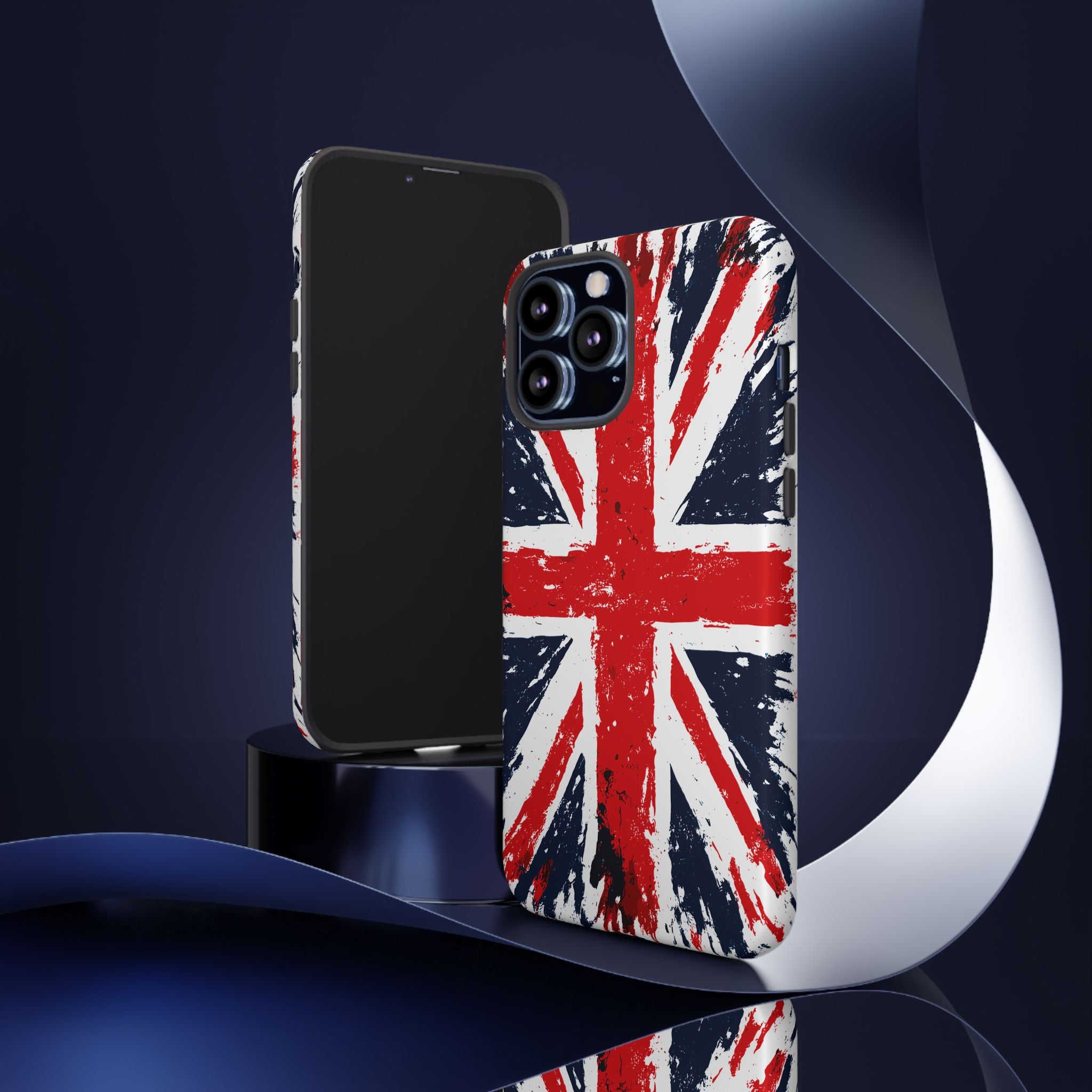 Union Jack Phone Case — Distressed British Flag Tough Case