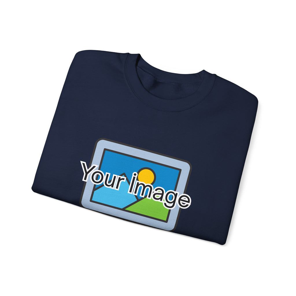 Personalized Image & Text Sweatshirt