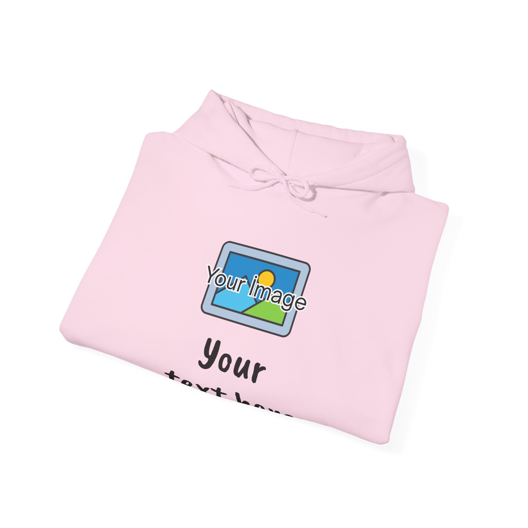 Custom Photo & Text Hoodie — Personalized Image Hoodie, Add Your Text
