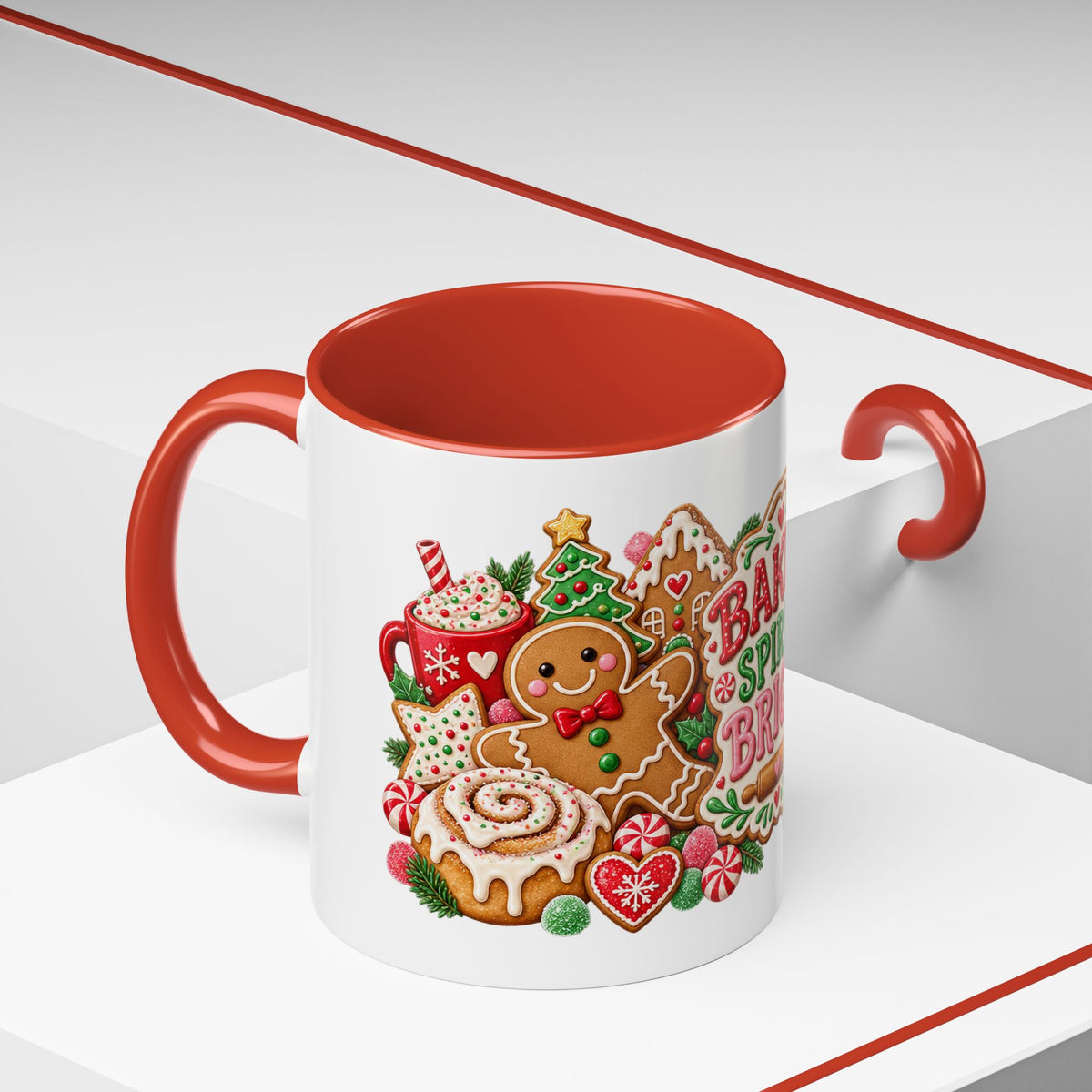 Baking Spirits Bright Christmas Coffee Mug