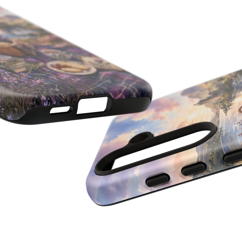 Highland Summer Picnic Phone Case – Scottish Castle & Thistle Art