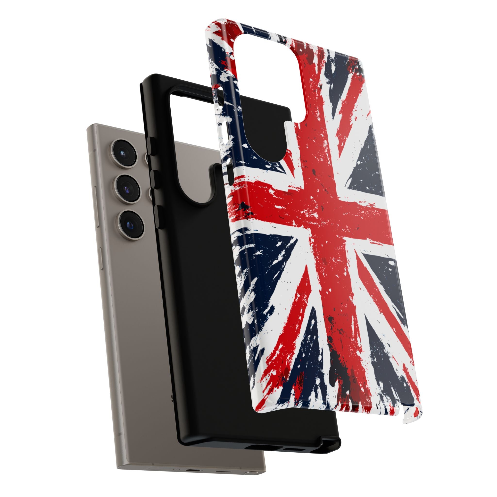 Union Jack Phone Case — Distressed British Flag Tough Case