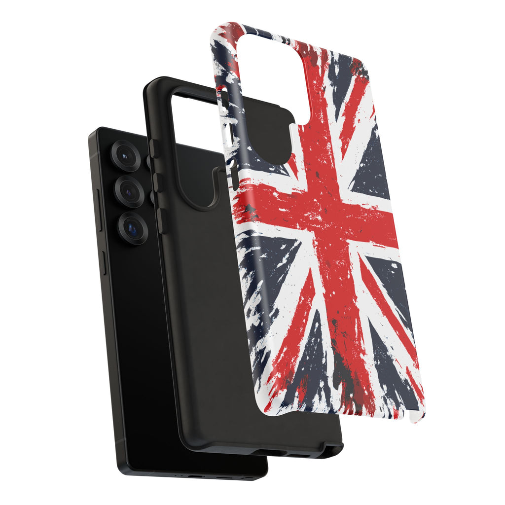 Union Jack Phone Case — Distressed British Flag Tough Case