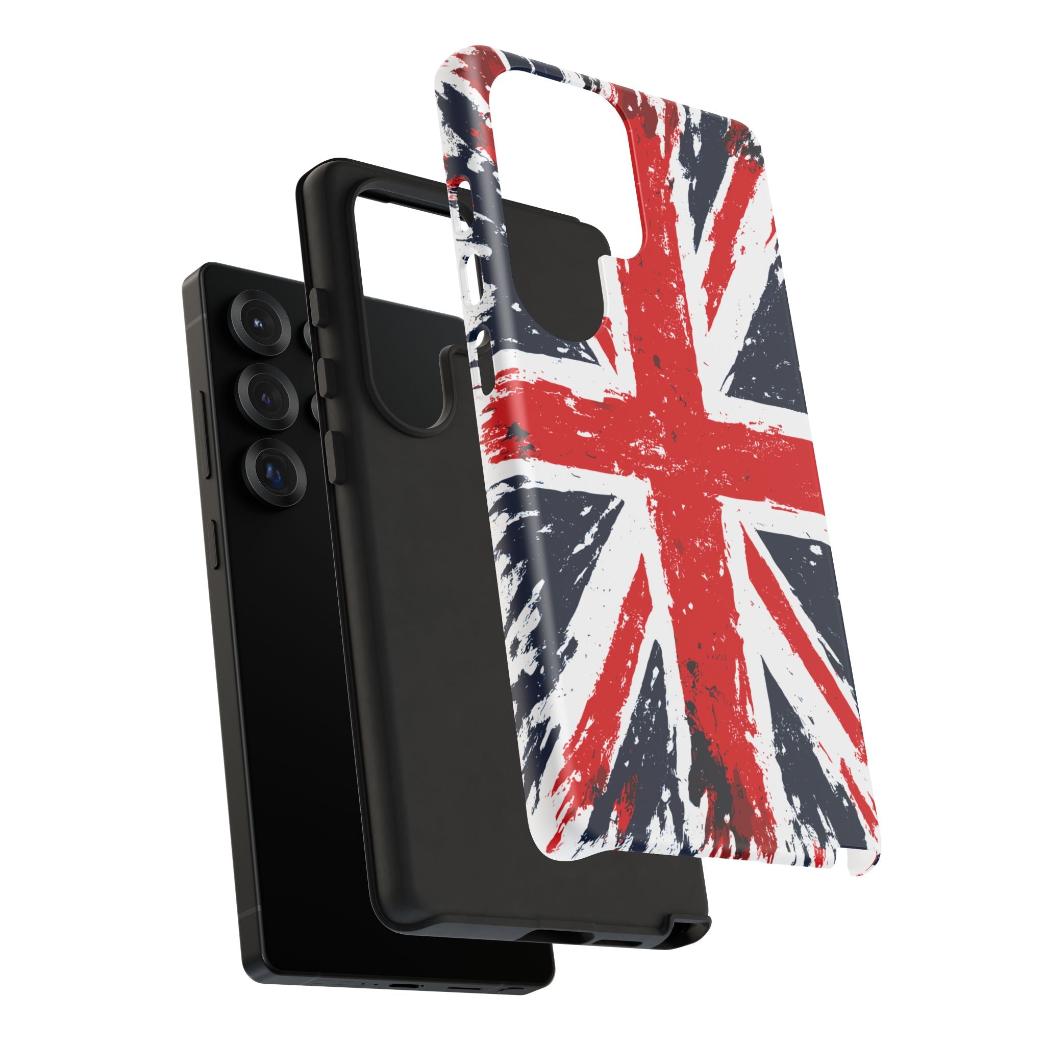 Union Jack Phone Case — Distressed British Flag Tough Case