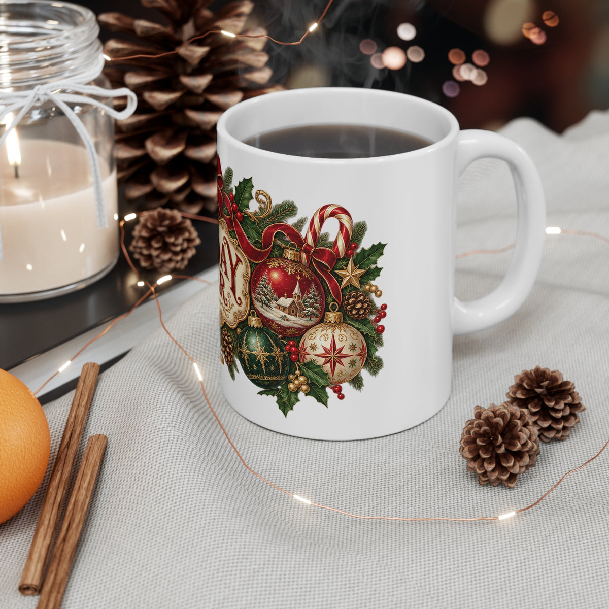 Holiday Cheer Christmas Coffee Mug